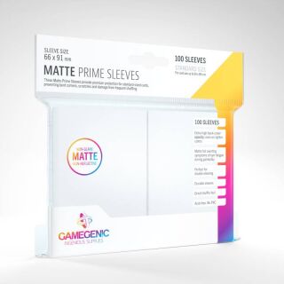 Matte Prime - Sleeves (100 Stück) 66 x 91 mm (White)