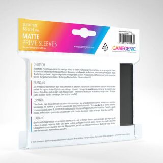 Matte Prime - Sleeves (100 Stück) 66 x 91 mm (Black)