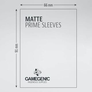 Matte Prime Sleeves - 100 (Lime)