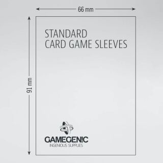 Prime - Board Game Sleeves (50 Stück) 66 x 91 mm (Clear)