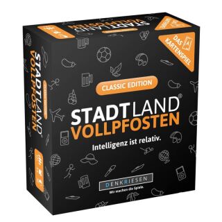 Stadt Land Vollpfosten - Classic (Das Kartenspiel)