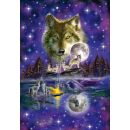 Wolf im Mondlicht (1.000 Teile)