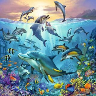 Tierwelt des Ozeans (3 x 49 Teile)