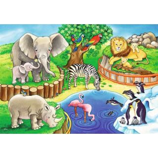 Tiere im Zoo (2 x 12 Teile)