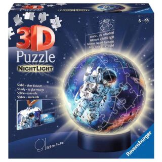 Puzzleball - Nachtlicht - Astronauten im Weltall (72 Teile)