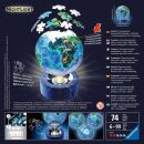 Puzzleball - Nachtlicht - Erde bei Nacht (72 Teile)