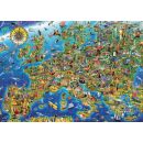 Verrückte Europakarte (500 Teile)