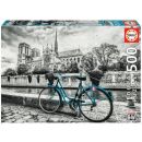 Fahrrad vor Notre Dame (500 Teile)