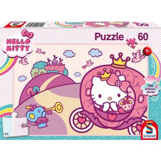 Glitzerpuzzle, Prinzessin Kitty (60 Teile)