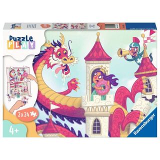 Puzzle&Play - Ritterburg 1 (2 x 24 Teile)