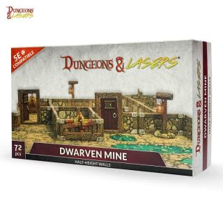 Dungeons & Lasers - Dwarven Mine (Half-Height Walls)