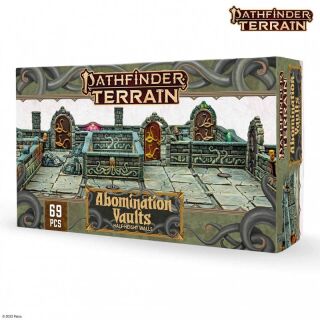 Pathfinder Terrain - Abomination Vaults (Half-Height Walls)