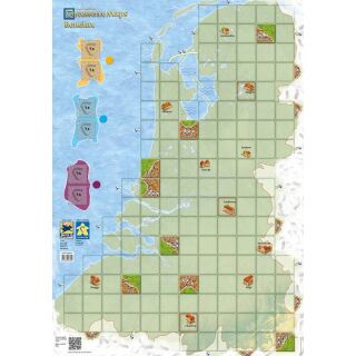 Carcassonne Maps - Benelux (Spielplan)