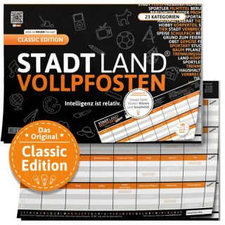 Stadt Land Vollpfosten - Classic Edition (Intelligenz ist relativ)