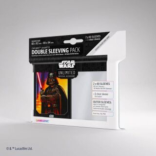 Star Wars - Unlimited: Double Art Sleeving Pack (Darth Vader)