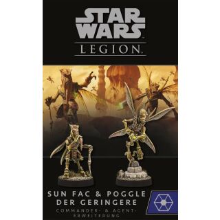 Star Wars Legion - Sun Fac & Poggle der Geringere...