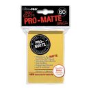 Small Sleeves - Pro-Matte - 60 Sleeves (62 x 89 mm) (gelb)