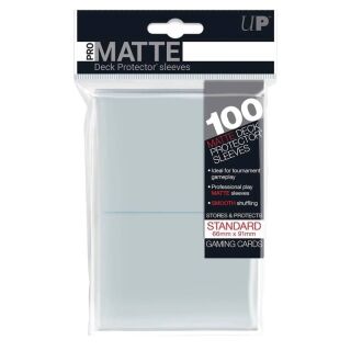 Standard Deck Protector - PRO-Matte 100 Sleeves (66 x 91 mm) (klar)