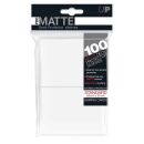 Matte - Pro Deck Protector Sleeves (100 St&uuml;ck) 66 x 91 mm (White)