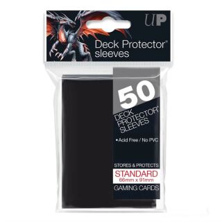 Gloss - Pro Deck Protector Sleeves (50 Stück) 66 x 91 mm (Black)