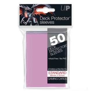Gloss - Pro Deck Protector Sleeves (50 Stück) 66 x 91 mm (Pink)