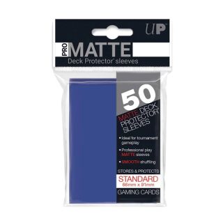 Matte - Pro Deck Protector Sleeves (50 Stück) 66 x 91 mm (Blue)