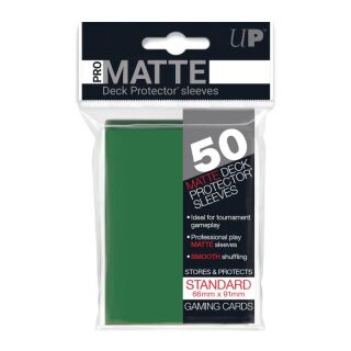 Matte - Pro Deck Protector Sleeves (50 Stück) 66 x 91 mm (Green)