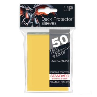 Gloss - Pro Deck Protector Sleeves (50 Stück) 66 x 91 mm (Yellow)